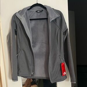 The North Face Charcoal Full-Zip Fleece